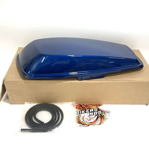 NOS Genuine Harley 2014 Up Touring Reef Blue Left Saddlebag Cover 90201055EVA