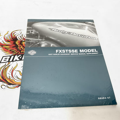 NEW Genuine Harley FXSTSSE 2007 Factory Service Manual Supplement 99494-07