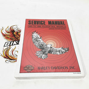 Harley-Davidson 1985-1990 FX/Softail Service Manual 99482-90