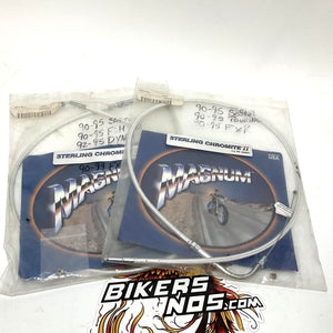 Magnum Shielding 1990-1995 Harley 33-3/4" Throttle/Idle Cable Set 34092 33092