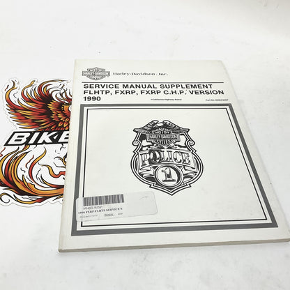 NEW Genuine Harley 1990 FLHTP Electra Glide Police Service Manual 99483-90SP