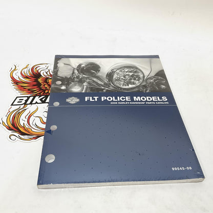 New Harley-Davidson 2008 FLT Police Models Parts Catalog 99545-08