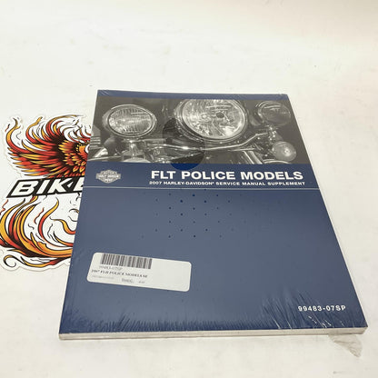 NEW Genuine Harley 2007 FLT Police Models Service Manual Supplement 99483-07SP