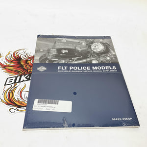 New Harley 2009 FLT Police Models Service Manual Supplement 99483-09ESP