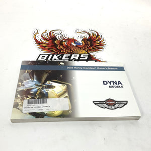 Harley 2003 100th Anniversary Dyna Models Owners Manual 99467-03