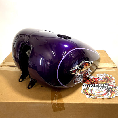 NEW Harley 2008-2010 Softail Gas Fuel Tank Concord Purple Pin Stripe 62207-09CZ