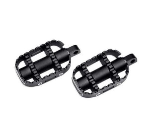 NEW Genuine Harley 2018up Softail Black 80GRIT Passenger Footpegs 50501605