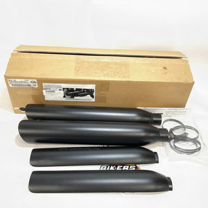 NOS Genuine Harley 2007 Up Dyna Black Slip On Mufflers 80794-10A