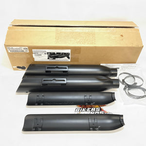 NOS Genuine Harley 2007 Up Dyna Black Slip On Mufflers 80794-10A