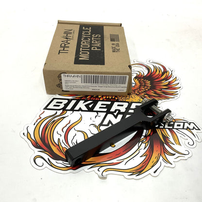 Thrashin Supply Harley Road Glide Gauge Relocation Bracket Black TSC-2709-1