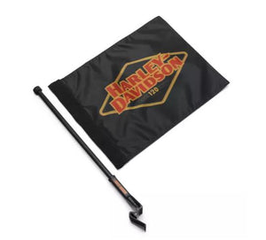 New Genuine Harley 120th Anniversary Flag Kit Tour-Pak Carrier Mount 61400722