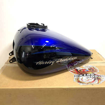 NEW Genuine Harley 2008 Up Touring Fuel Tank Candy Cobalt Indigo Ink 61000168EDF