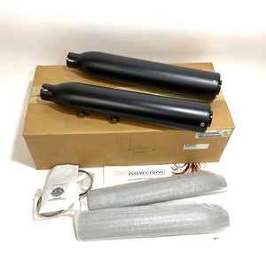 NOS Harley Screamin Eagle Street Cannon SlipOn Mufflers Softail Shotgun 64900334