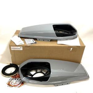 NEW Genuine Harley 2023Up 6X9 Speaker Saddlebag Lids Billiard Grey 90202793EXU