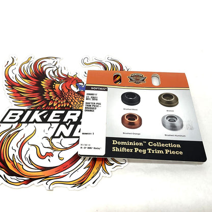 New! Genuine Harley Davidson Dominion Shifter Peg Orange Trim Piece 33600217