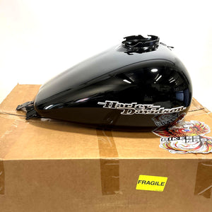 NEW Genuine Harley 2009 Up Touring Vivid Black Fuel Gas Tank 61000120DH