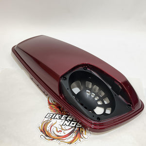 New Harley 2014 Up Right Saddlebag Speaker Lid Velocity Red Sunglo 90200826DZT