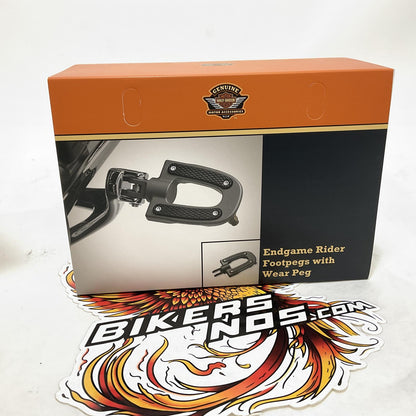 NEW Genuine Harley 2018 Up FX Softail Endgame Rider Footpegs 50501684