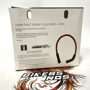 New Harley 2018 UP M8 Softail Screamin Eagle 10MM Spark Plug Wires Red 31600112