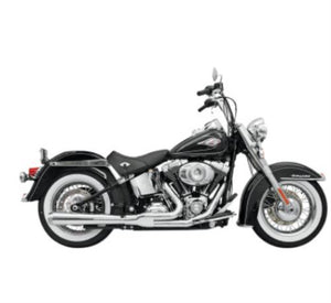 Bassani Xhaust 1986-2017 Softail Road Rage Chrome Long 2:1 Exhaust System 12111J