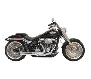 Bassani Xhaust 2-1 Road Rage 2018up Harley Fat Tire Softail Chrome Exhaust 1S94R