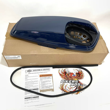 NEW Genuine Harley 2014 Up FLH Right Speaker Lid Billiard Blue 90200826EKP