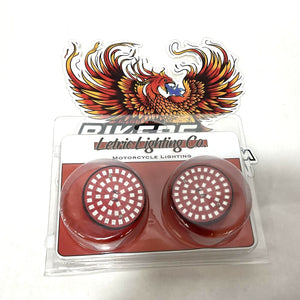 Letric Red Rear 1157 Harley LED Bullet Bulb LLC-P7SRR