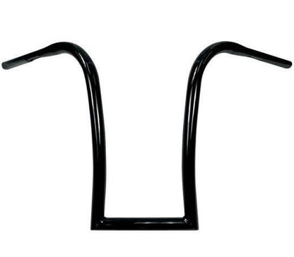 NYC Choppers 1-1/4" Thick Curves Ape Hanger Handebar 16" Gloss Black NY-7342-16B