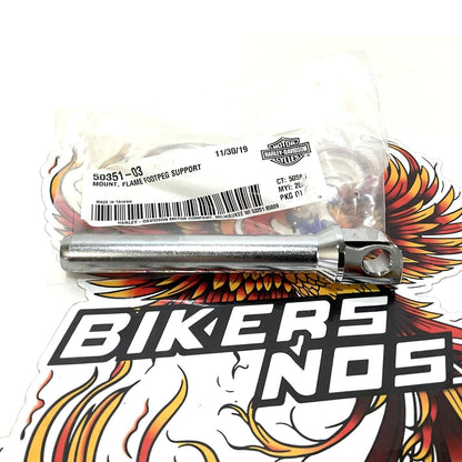 NOS Genuine Harley 2007 Up Touring Flame Footpeg Support Mount 50351-03