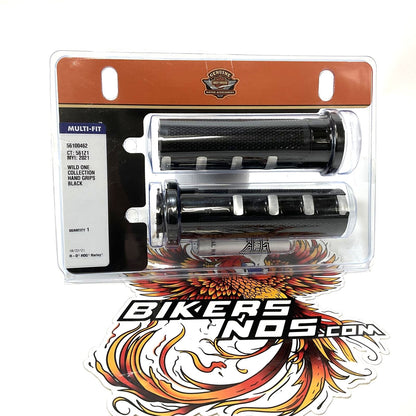 NEW Genuine Harley 2021 Up Revolution Max Black Wild One Grips 56100462