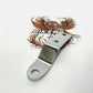 USA Made 2000-2007 Harley Softail Deuce 2up Seat Chrome Tab mount bracket