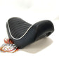 NICE! Custom Harley 1987-1994 FXR FXLR Vintage Seat With White piping Trim