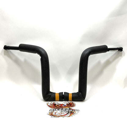 Wild 1 1-1/4" Chubby Outlawz Harley 14" Black Ape Hanger Handlebar WO624B