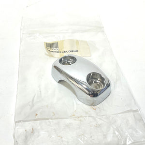 NOS Genuine Harley Softail Deuce Chrome Handlebar Clamp Top Cap 56133-00
