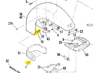 USA Made Stainless 1980-2013 Harley Touring Softail Front Fender Hardware