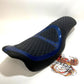 Mint Mustang Revere Runner Vent Flake Blue Seat 2008-2023 Harley Touring 74113MB