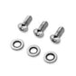 NOS Genuine Harley EVO 1340 3-piece Chrome Derby Cover Screw & seal Kit 94630-98