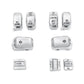 NEW Genuine Harley 1996-2013 Touring Chrome Switch Cap Kit 71816-09