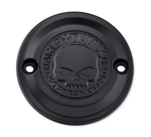 NEW Genuine Harley Milwaukee 8 Willie G Skull Timer Timing Cover Black 25600085