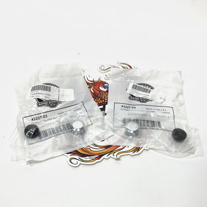 NOS Genuine Harley Davidson Set Of 2 Chrome Caliper Bolt Covers 43227-03