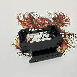 LA Choppers Fat Bob T-Bar Gauge Mount Gloss Black 1.25" Bars 2210-0532 LA-7391-01B