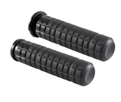 Arlen Ness SpeedLiner 2009-2024 Harley Touring Grips 2018up St TBW Black 500-002