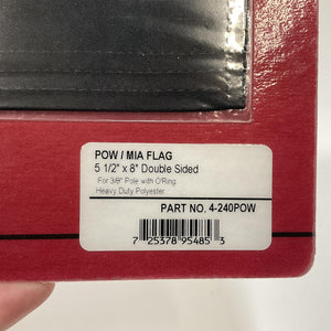 Show Chrome Harley Motorcycle Pow Mia Flag - 5 1/2" X 8" 9001-0003 4-240 POW