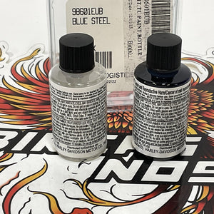 NEW Genuine Harley Touch Up Paint Blue Steel & Clear 98600EUB