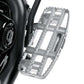 NEW Genuine Harley 2000up Touring RAW Silver 80GRIT Rider Footboards 50501602