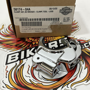 NEW Genuine Harley Sportster Dyna 39MM Windshield CLAMP ASSEMBLY 58174-04A