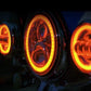 Custom Dynamics Harley ProGLOW 4-1/2" Passing Lamps Color Changing Halos PG-45-C