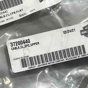 NEW Genuine Harley 2021 UP Touring 46" Upper Clutch Cable 37200440