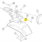 Genuine Harley FXSTD Deuce Passenger Backrest / Luggage Rack Bracket 53808-00
