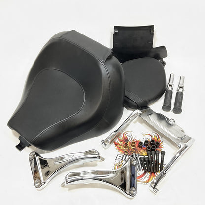 VERY NICE ! Genuine Harley Softail Rocker C/CW Seat Kit 51476-08 51935-08